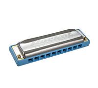 Hohner Harmonica Rocket-Low C, B Flat, Brass Reed Plates, Diatonic, 20 Reeds, Blue, Made in Germany