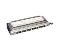 Hohner Harmonicas Ace 48, 12-Hole, Key of C, Silver, Nylon Case