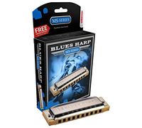 Hohner HH532BF Blues Harp - Key of Bb, Chrome, 1.02 in*4.64 in*1.41 in