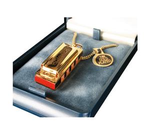 Hohner Little Lady Mini Harmonica with Gold-Plated Chain