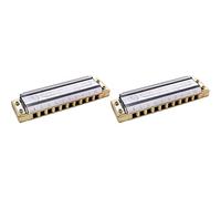 Hohner M2009116X Marine Band Crossover Bb Harmonica & M2009016X Marine Band Crossover C Harmonica.