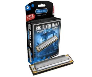 Hohner M590116 Big River - Key of Bb, Chrome