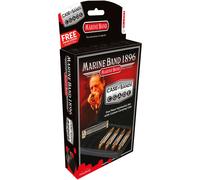 Hohner Marine Band Classic C/D/E/G/A Major 5-Piece Harmonica Set
