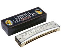 Hohner Our Preferred 32 g wooden bed base - double diatonic harmonicas