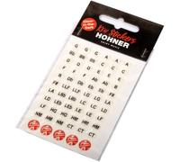 HOHNER PEGATINAS 3D GLOW IN THE DARK TONO ARMONICAS