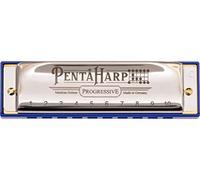 HOHNER Pentaharp Harmonica, Key of Bb Minor, Stainless steel (M21BX-BbM)