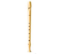 Hohner Resin C-Soprano Recorder, German Fingering, Ivory (ral 1013), Single Piece