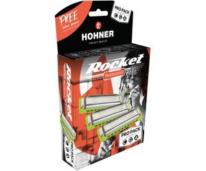 Hohner Rocket Amp Harmonica Multipack C G A Major - M2015XP