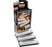 Hohner Special 20 Harmonica 3 piece Pro Pack keys of G,C,A