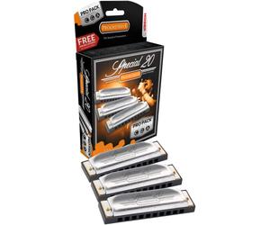 Hohner Special 20 Harmonica Pro Pack C G A Major - M5601XP