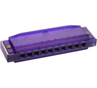 Hohner Translucent Harp Purple C Major - M1110P