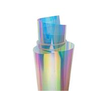 HOHOFILM 90cmx200cm Chameleon Color Window Film Rainbow Effect Iridescent Window Tint Decorative Glass Sticker Self-Adhesive Home Decal DIY