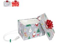 HoHoHoH2o Automatic Christmas Tree Watering System Device, Santa’s Tree Helper Keeps Your Christmas Tree Healthy and Fresh, Refillable 2.5 gallons Capacity Box - Silver/Festive