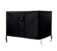 Hohong Fire Pit Table Cover Waterproof, Firepit Cover for Gas Fire Table, Heavy Duty 500D Oxford Fabric Outdoor Fire Pit Covers with Air Vents-145x99x55cm