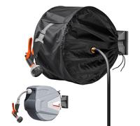 Hohong Garden Hose Reels Covers for HOZELOCK 65×28×57cm, 500D Waterproof Oxford Fabirc Garden Hose Reel Wall Mounted Cover With Opening for Nozzle Gun