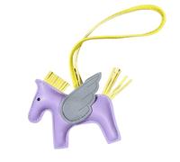 HOHOPEACH Vegan Leather Bag Charms Purse Charms for Handbags Y2k Accessories Cute Keychains for Women (purple,One Size)