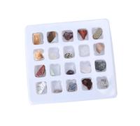 Hohopeti 1 Box Rough Ore Specimens for Educational Science Interactive Geology Learning Aid with Natural Crystals and Gemstones Preschool Teaching Supply for Birthday