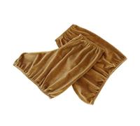 Hohopeti 1 Pair Elastic Ice Skate Covers Roller Skate Boot Protectors Lightweight Wear-Resistant Overshoes Size L Light Linen Color Suitable for Outdoor Skating