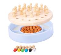 Hohopeti 1 Set Educational Memory Chess for Premium Logic Training with Storage Box Fun Family Game for Boys and Enhances Coordination and Intelligence