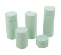 Hohopeti 1 Set Leakproof Refillable Containers for Toiletries Durable Travel Accessories for Shampoo Lotion Body Wash Space Saving Design for Women