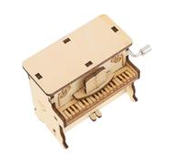 Hohopeti 1 Set Wooden Piano Puzzle Educational Assemble for Creative DIY Music Box Plaything for Family Fun and Cognitive Development