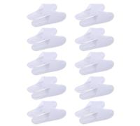 Hohopeti 10 Pairs Disposable Thickened Non-slip Guest Slippers for Indoor Use Soft Lightweight Spa Hotel Shoes Comfortable Unisex Home Footwear Multipack