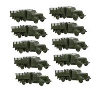 Hohopeti 10 Pcs Truck Model Plastic Vehicle Plaything for Educational Sand Table Decor Creative Imaginative Play for Boys