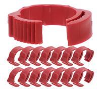 Hohopeti 100 Pcs Adjustable Poultry Leg Bands for Chickens Ducks Geese and Pigeons Reusable Blank Identification Rings Secure Fit Farm Supplies Bird Accessories
