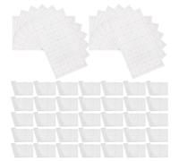 Hohopeti 100 Sheets Semi-raw Xuan Paper Square Calligraphy Practice for Chinese Brush Writing and Painting Authentic Ink Absorbent Rice Paper for Art Stationery and Handwriting Learning