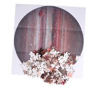 Hohopeti 1000pcs Jupiter Round Jigsaw Puzzle for Adults Decompression Intelligence Puzzle for Stress Relief and Anxiety Reduction Educational Game