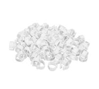 Hohopeti 100pcs Colorful Numbered Bird Leg Bands for Easy Identification Durable Pigeon Foot Rings for Homing Pigeons Chickens and Birds Lightweight and Portable