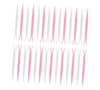 Hohopeti 100Pcs Double-fold Eyelid Sticker Forks Y-shape Makeup Applicators for Hooded Eyes Portable Beauty Tool for Women Random Color Eyelid Tape Accessory Random Color