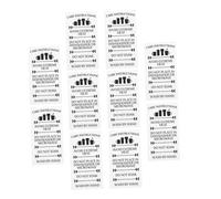 Hohopeti 100Pcs Glass Mug Care Cards Package Insert for Tumblers with Straw Paper Cup Care Instruction Tags for Small Business Display Smooth Polished Surface Clear Washing Guide