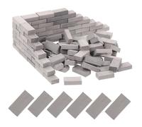 Hohopeti 100Pcs Miniature Bricks Building for Compact DIY Mini Brick Models for Micro Landscape Decorative Mini Objects for Model Crafts and Garden Scenes