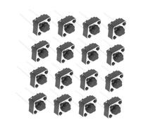Hohopeti 100pcs Momentary Micro Tactile Push Button Switches 6x6x5mm Pcb Mount Vertical Tactile Buttons for Electronic Components and Push Toys