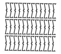 Hohopeti 100pcs Plastic Pegboard Hook Locks Peg Clips for Secure Hanging Strong Fast Installation Versatile Peg Hooks Organizer Accessories for Garage Workshop Home Storage