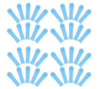 Hohopeti 100pcs Reusable Silicone Ear Wax Spoon Covers Replacement Tips for Ear Cleaners Compatible Soft Sleeves for Personal and Family Use Portable and Easy to Clean