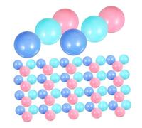 Hohopeti 100Pcs Round-shaped PE Pits Balls Ocean Pool for Indoor Outdoor Play Bright Swimming Playthings for Hand-eye Coordination and Physical Activity Development