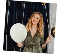 Hohopeti 100pcs Simple Latex Balloons for Party Decorations Metallic Green Birthday Balloons for Wedding Festival and Event DIY Arch Stable and Use Party Supplies