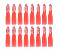 Hohopeti 100pcs Soft Bristle Finger Toothbrushes for Prison Use Mini Safety Toothbrushes Bulk Pack Gentle Manual Oral Care for Detention Centers and Mental Health Facilities