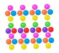 Hohopeti 100pcs Soft Plastic Colorful Play Balls Lightweight Non-toxic for Playrooms Play Tents Pools Enhance Motor Skills and Social Interaction