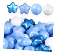 Hohopeti 100pcs Star-shaped Plastic Ball Pit Balls for Lightweight Play Easy-grip Ocean Developing Hand-eye Coordination Safe Indoor Outdoor