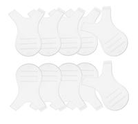 Hohopeti 100pcs Transparent Y Comb Eyelash Lift Tool for Lash Perming and Curling Safe Quick Warming Lash Lift Brush Suitable for All and Lengths Easy Use