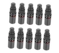 Hohopeti 10pcs 5ml Brown Glass Pressing Bottles Small Refillable Sub Bottles for Essential Oils Cosmetics Body Lotion Skincare Travel Containers