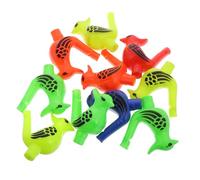 Hohopeti 10pcs Bird Water Whistles Musical for Dual-function Harmonicas and Water Play Instruments Oral Muscle Training Bath Fun