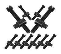 Hohopeti 10Pcs Chainsaw Guide Bar Adjuster Screws Metal Tensioner for Lawn Mower and Electric Saw Replacement Precise Fit for Secure Chain Tension and Easy Adjustment