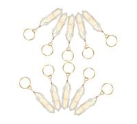 Hohopeti 10pcs Crystal Shaped Hair Braid Charms for Women Wire Loop Hair Ornaments for Braids and Dreadlocks Lightweight DIY Styling Accessories for Elegant Everyday Wear
