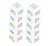 Hohopeti 10pcs Drinking Game Dice for Adults Party Fun Sided Shots and Sips Creative Drink Challenge for Bars Ktv Family Game Groups