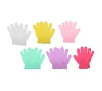 Hohopeti 10pcs Exfoliating Finger Cots for Bath Soft Material Gentle Skin for Shower Use Remove Dead Skin Effectively Random Color