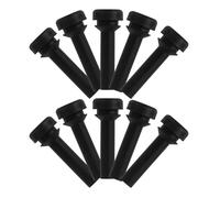 Hohopeti 10pcs Gas Stove Rubber Feet Replacement Pads Non-slip Grate Foot Pads for Gas Cooker Stability Easy Installation Increases Stove Height for Convenient Kitchen Use